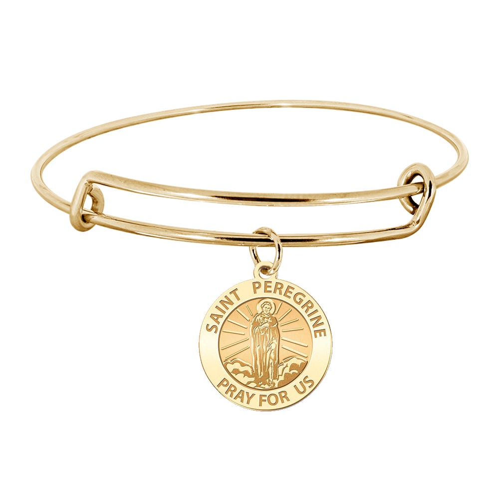 Saint Peregrine Expandable Bracelet