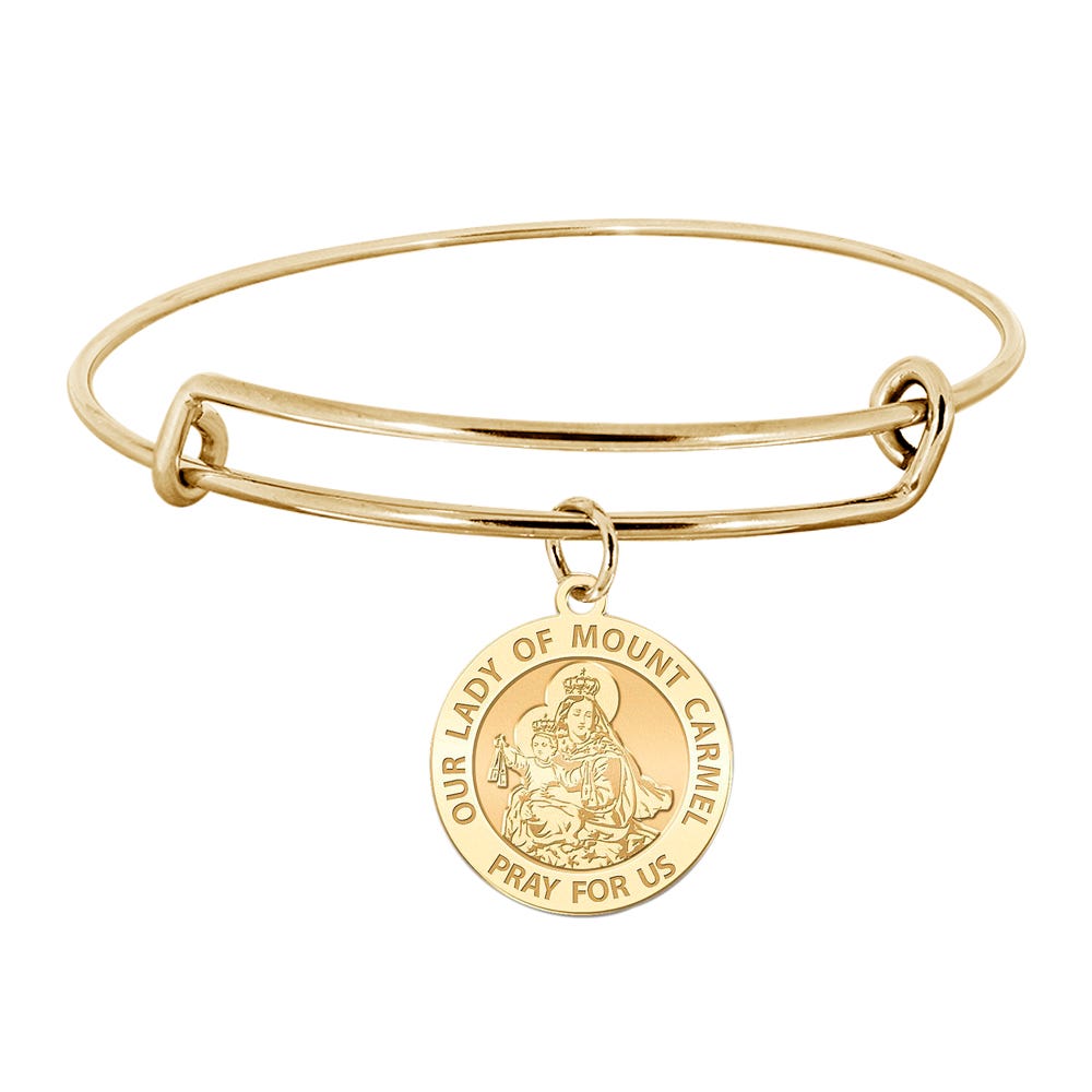 Our Lady Of Mount Carmel Expandable Bracelet