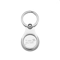 Stainless Steel Personalized Handwriting Round Keychain