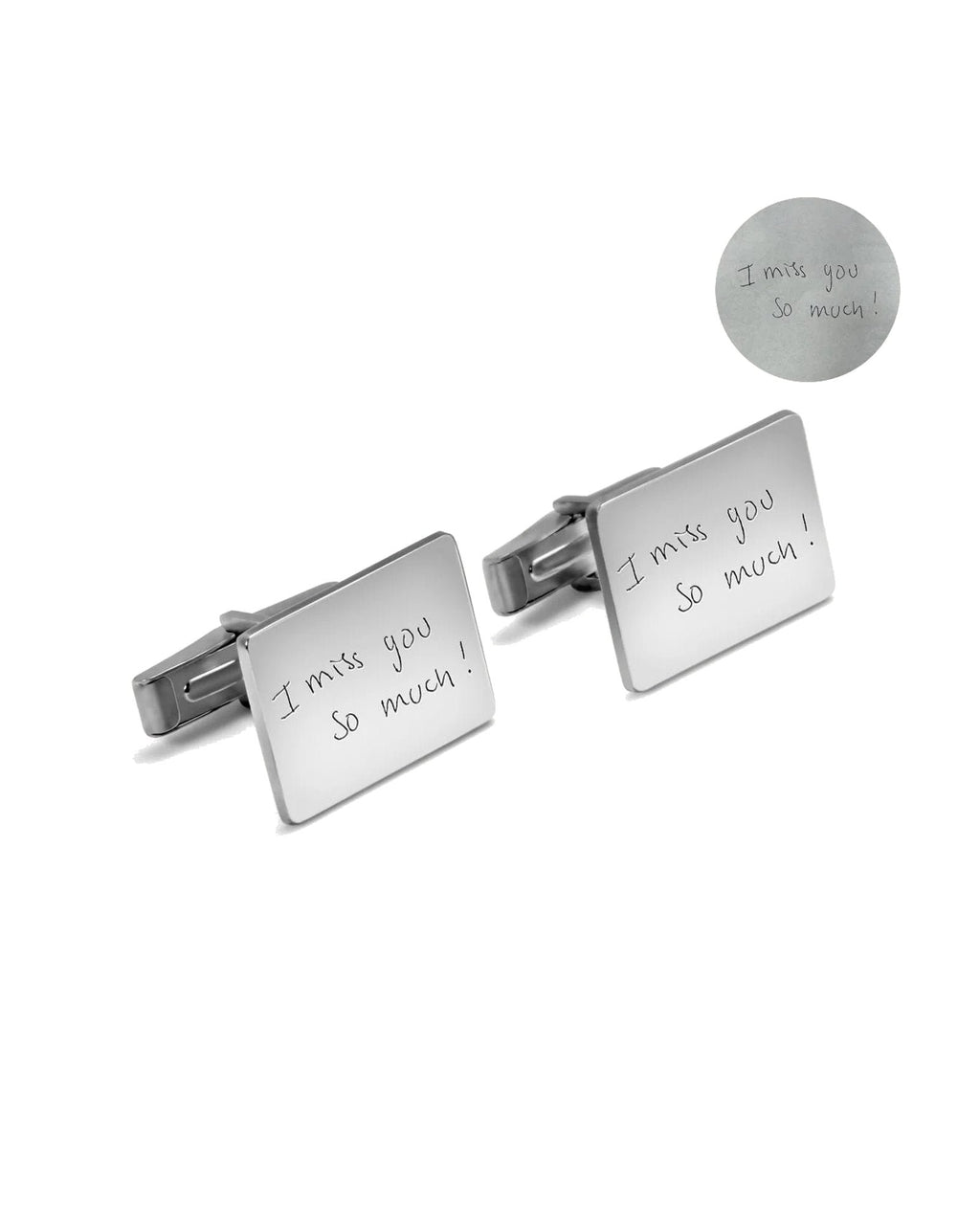Personalized Handwriting Men's Cufflinks