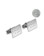 Personalized Handwriting Men's Cufflinks