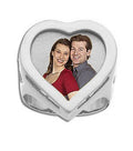 Heart Shaped Photo Ring — verified white metal product photograph