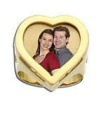 Heart Shaped Photo Ring — verified yellow metal product photograph