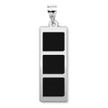 United States Army Chief Warrant Officer 3 Pendant — silver and white metal front