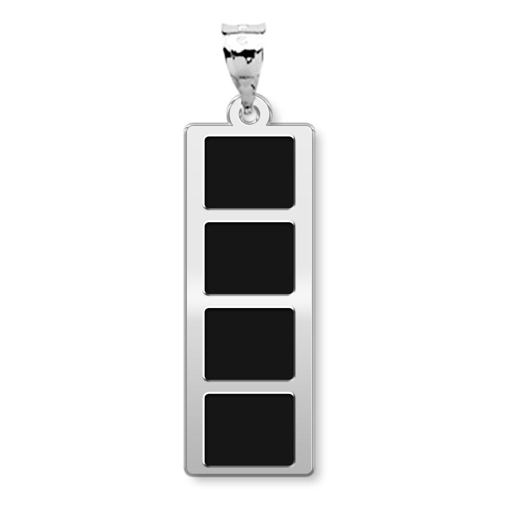 United States Army Chief Warrant Officer 4 Pendant — silver and white metal front