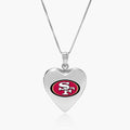 Original PicturesOnGold licensed NFL heart locket photograph