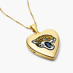 Original PicturesOnGold licensed NFL heart locket photograph