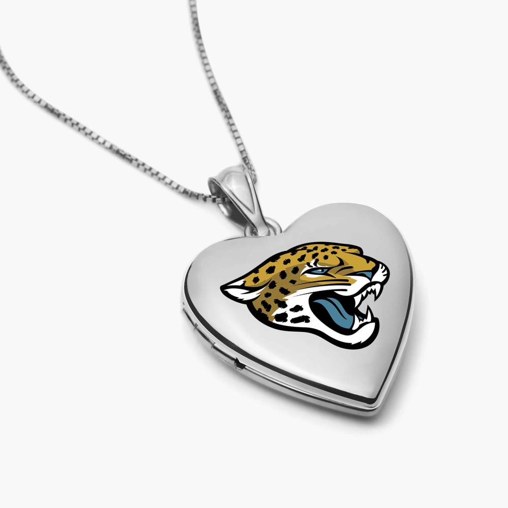Original PicturesOnGold licensed NFL heart locket photograph