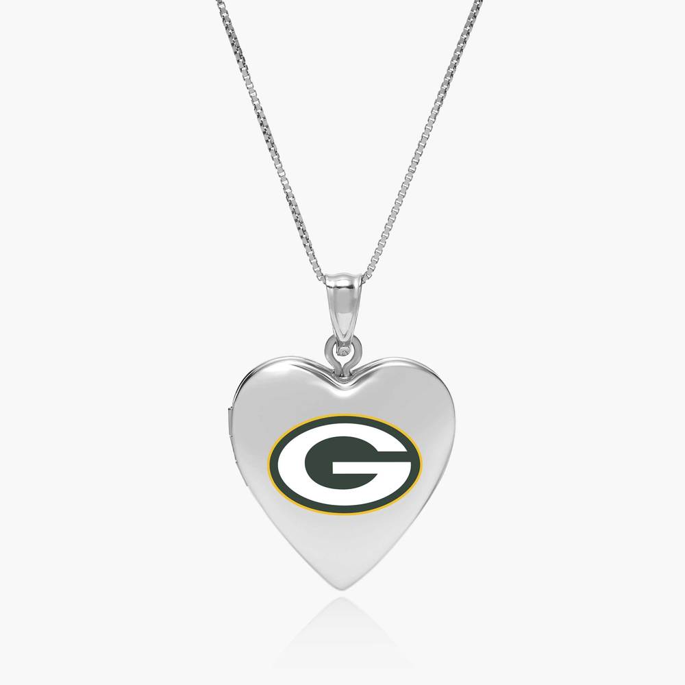 Original PicturesOnGold licensed NFL heart locket photograph
