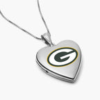 Original PicturesOnGold licensed NFL heart locket photograph