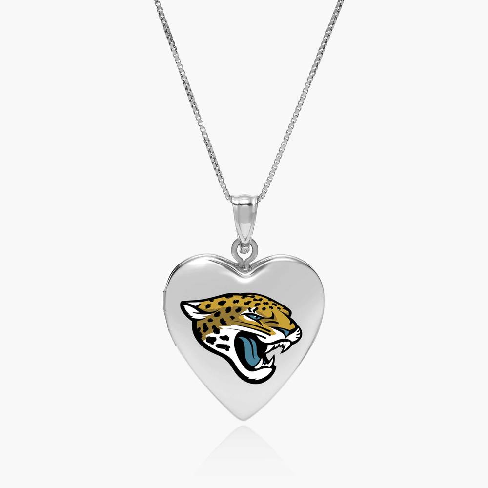 Original PicturesOnGold licensed NFL heart locket photograph