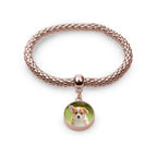 Photo Round Charm Bracelet