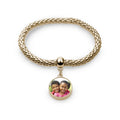 Photo Round Charm Bracelet