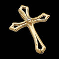 Cross Pendant With Diamond