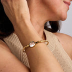 Stainless Steel Photo Engraved Bangle Bracelet
