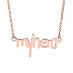 Personalized Sterling Silver Handwriting Necklace