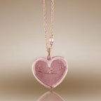 Heart Shaped Pendant with Plain Back