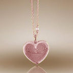 Heart Shaped Pendant with Plain Back