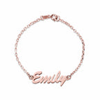 Personalized Modern Script Name Bracelet