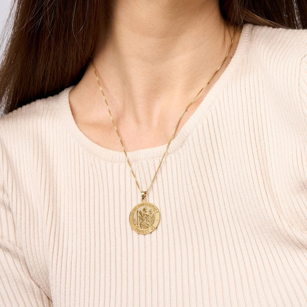 Saint Christopher Religious Medal