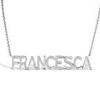 Script Diamond Name Necklace
