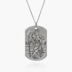 Saint Christopher Dog Tag Religious Medal