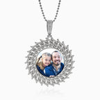 Crown of Thorns Photo Engraved Pendant