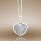 Heart Shaped Pendant with Plain Back