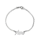 Personalized Modern Script Name Bracelet