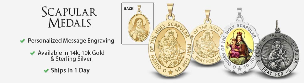 Scapular Medals | Pictures on Gold