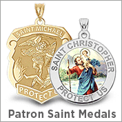 Christian Religious Patron St Medals