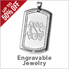 Engravable Jewelry Sale
