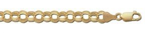 8 Inch - 14K Yellow Gold Charm Bracelet