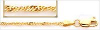 14k Gold Filled Singapore Chain