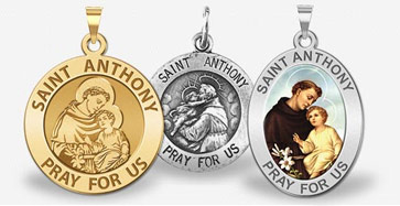 PicturesOnGold.com Saint Calogero of Agrigento Round Religious Medal or Sterling Silver 14K Yellow or White Gold