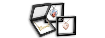 Photo Engraved XL Cubic Zirconia Pendant