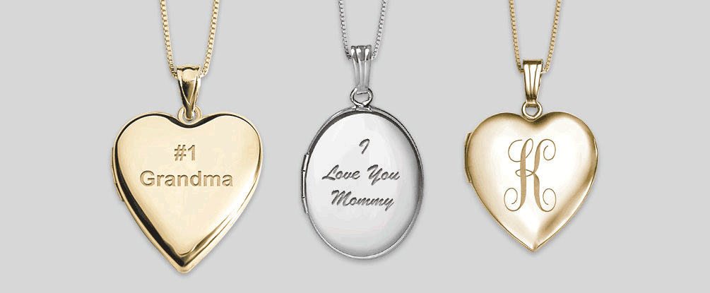 14k Yellow Gold Always In My Heart Photo Locket